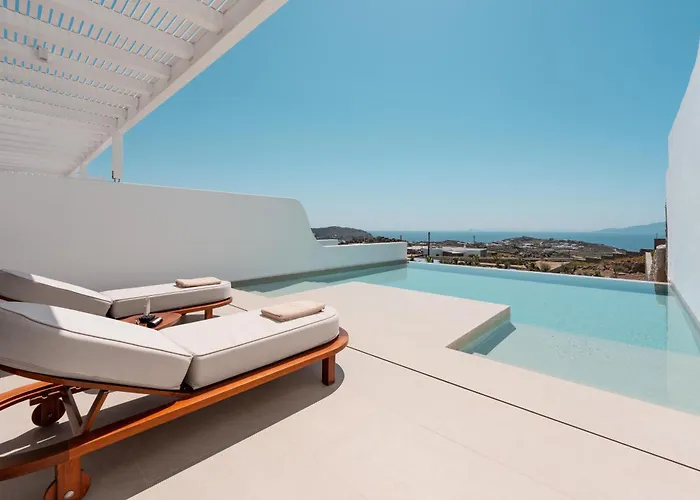 Отель Muse οf Mykonos Luxury Plintri